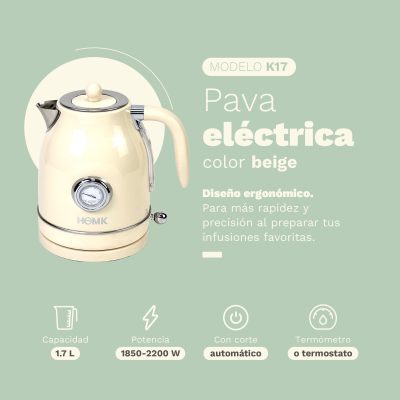 Set Tostadora Monet + Pava eléctrica Monet Beige - Imagen 9