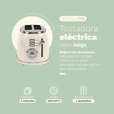 Set Tostadora y Pava eléctrica Monet + Licuadora Bansky - Imagen 9