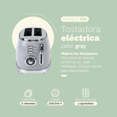 Set Tostadora Dalí+ Pava eléctrica Dalí Grey - Imagen 6