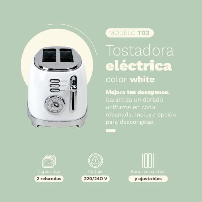 Set Tostadora Dalí+ Pava eléctrica Dalí White - Imagen 4