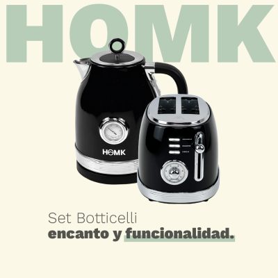 Set Tostadora Botticelli + Pava eléctrica Botticelli Black - Imagen 5