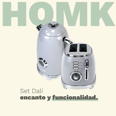 Set Tostadora Dalí+ Pava eléctrica Dalí Grey - Imagen 7