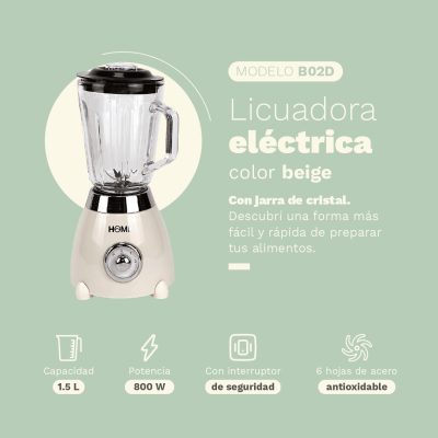 Set Tostadora y Pava eléctrica Monet + Licuadora Bansky - Imagen 10