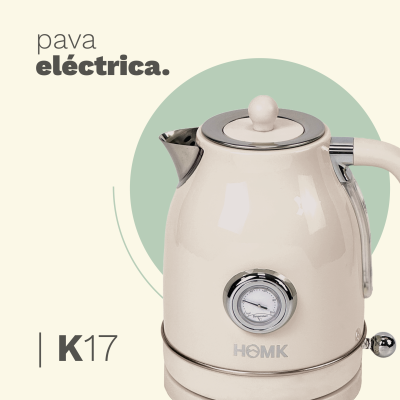 Pava Eléctrica Monet Beige - Imagen 4