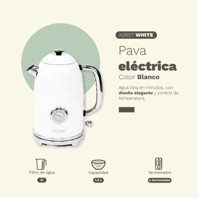 Set Tostadora Dalí White + Pava eléctrica Monet + Licuadora Bansky - Imagen 2